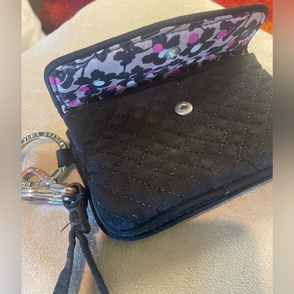 Vera Bradley RFID wallet with strap